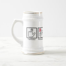 Push Button, Receive Bacon - Bacon Dispenser Mugs