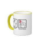 Push Button, Receive Bacon - Bacon Dispenser Coffee Mugs