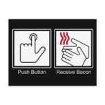 0 - Bacon Dispenser Postcard: Sizes  Available colors: 0