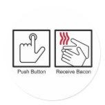 round_sticker - Bacon Dispenser Sticker: Sizes  Available colors: 0