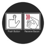 round_sticker - Bacon Dispenser Sticker: Sizes  Available colors: 0