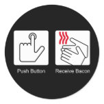 round_sticker - Bacon Dispenser Sticker: Sizes  Available colors: 0