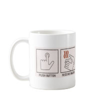 Push Button, Receive Bacon mugs by nils999 Push Button, Receive Bacon mugs