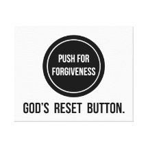 Push for Forgiveness Canvas Prints
