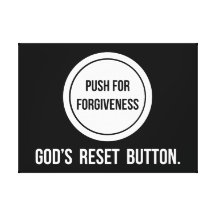 Push for Forgiveness Stretched Canvas Prints