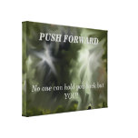 Push Forward Gallery Wrapped Canvas