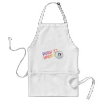 Push It Hard - Arcade Button Video Game Gamer Aprons