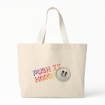 Push It Hard - Arcade Button Video Game Gamer Bags