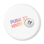 Push It Hard - Arcade Button Video Game Gamer magnets