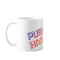 Push It Hard - Arcade Button Video Game Gamer mugs by CasuallyHardcore Push It Hard - Arcade Button Video Game Gamer mugs