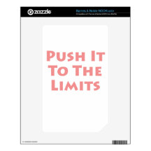 Push it to the limits! NOOK color skin