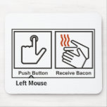 Push Left Mouse Button Mouse Pads