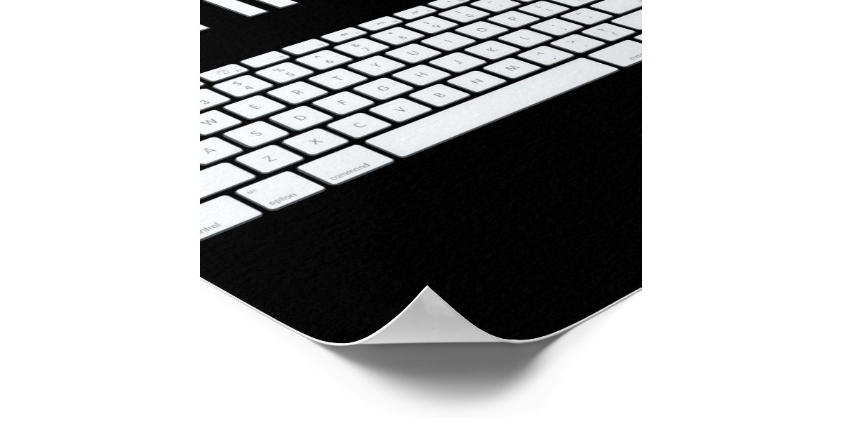 Push My Buttons Computer Keyboard Poster Zazzle
