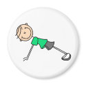 Push Ups Stick Figure Magnet by stick_figures Push Ups Stick Figure Magnet