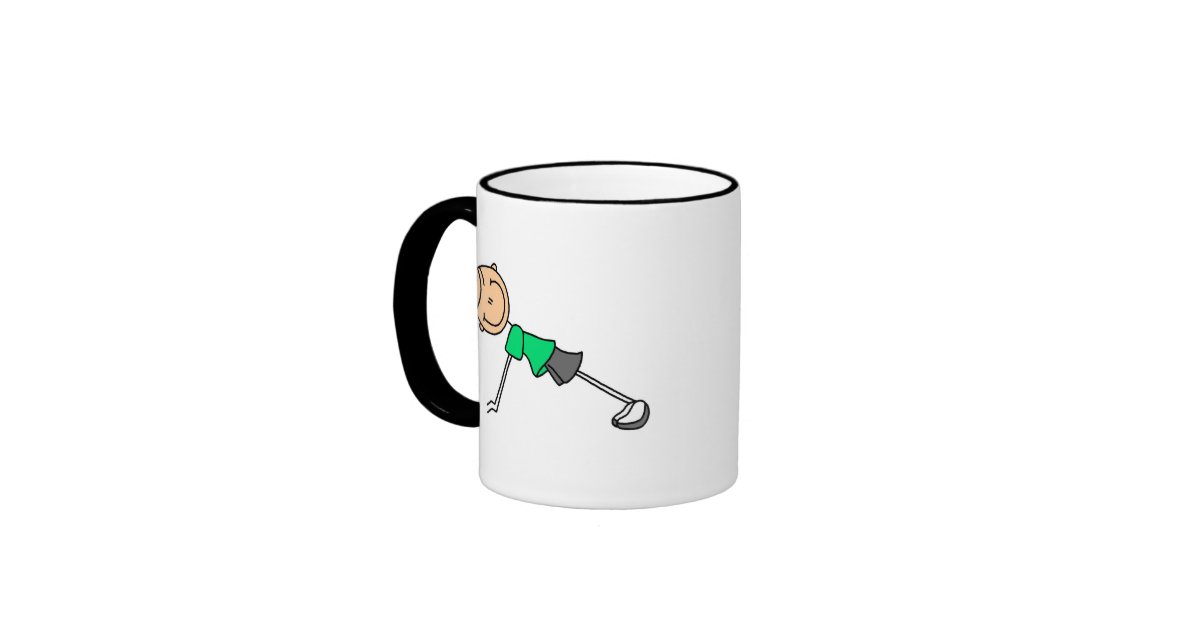Push Ups Stick Figure Mug | Zazzle