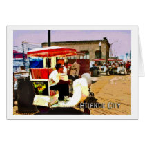 Pushcart on the Boardwalk Card