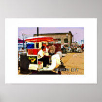 Pushcart on the Boardwalk Print