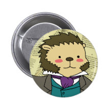 Pushkin cameo button