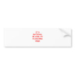 pushover bumper stickers
