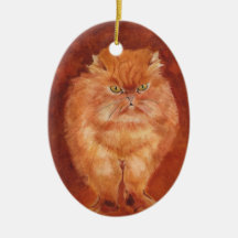 puss christmas tree ornaments