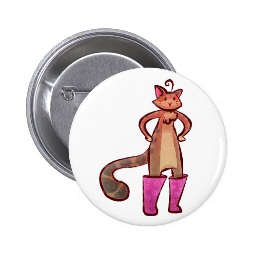 Puss in Boots Buttons