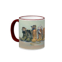 PUSS in BOOTS by SHARON SHARPE mugs by sharonsharpe PUSS in BOOTS by SHARON SHARPE mugs