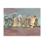 PUSS in BOOTS by SHARON SHARPE Postcard