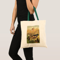 Puss in Boots Fairy Tale by Carl Offterdinger Canvas Bags