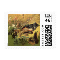 Puss in Boots Fairy Tale by Carl Offterdinger Stamp
