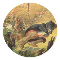 Puss in Boots Fairy Tale by Carl Offterdinger Sticker