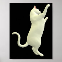 Puss standing poster