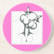 Pussy Beverage Coaster