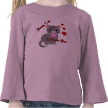 Pussy Cat - I Love You t-shirts
