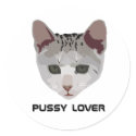 Pussy Lover Sticker by semaca Pussy Lover Sticker