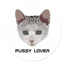 Pussy Lover Sticker by semaca Pussy Lover Sticker