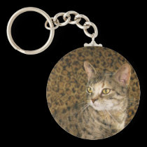 Pussy on the Wild Side keychains