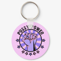 Pussy Power keychains