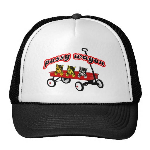 Pussy Wagon Cats Mesh Hats