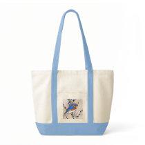 Pussy Willow Blues Canvas Bag