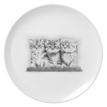 Pussycats Dinner Plate