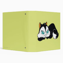 Pussyfoot Cute Kitty Vinyl Binder