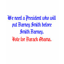 Put Barney Smith before Smith Barney t-shirts