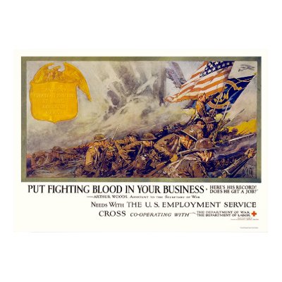 Put fighting blood in your business poster by lc_wpa