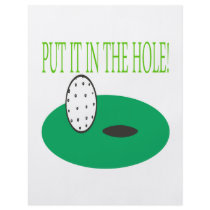 Put It In The Hole Custom Flyer