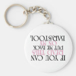 Put Me Back on My BARSTOOL Keychains