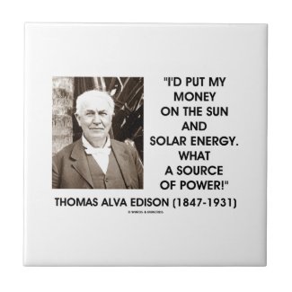 Put My Money On Sun Solar Energy Source Of Power Tiles