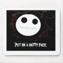 Put on a Goth happy face. mousepads by thwilliams Put on a Goth happy face. mousepads