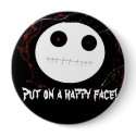 Put on a happy face pin buttons by thwilliams Put on a happy face pin buttons