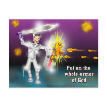 Put on the Whole Armor of God Post Cards