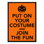 Put on Your Costume and Join the Fun Invitation
